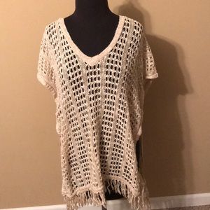 Large Sweet N Sinful cream cardigan
